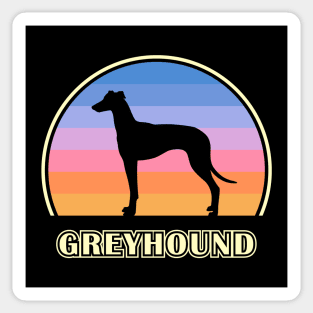 Greyhound Vintage Sunset Dog Sticker